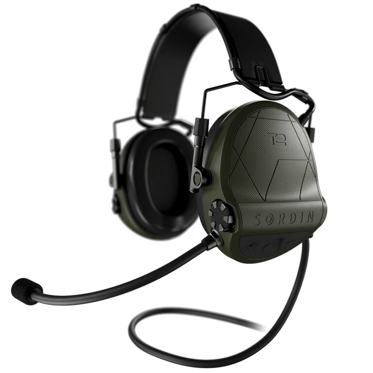 Sordin® Supreme T2 CC Headband Leather electronic headphones