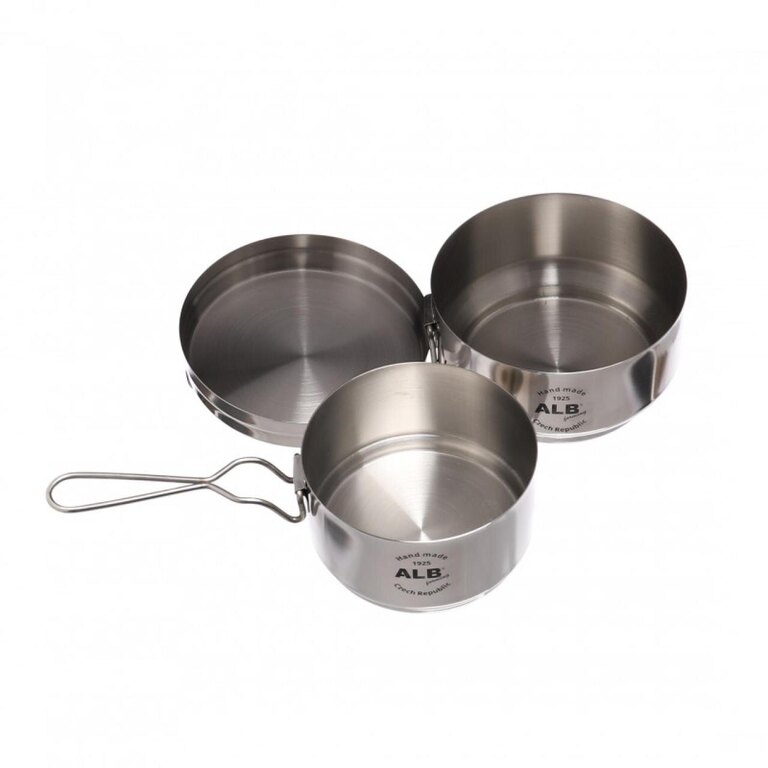 Stainless steel three-piece mess kit ALB®