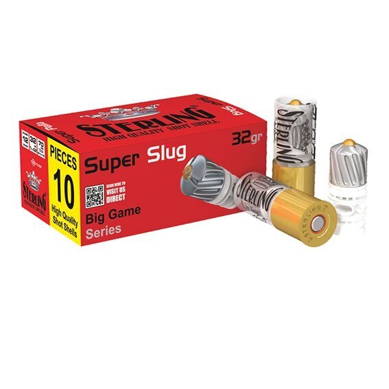 Sterling® Super Slug shotgun shells / 12/70 / 32 gr / 10 pcs
