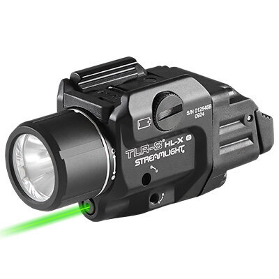 Streamlight® TLR-8 HL-X LED weapon flashlight / green laser
