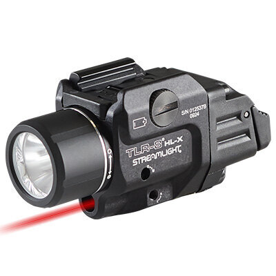 Streamlight® TLR-8 HL-X LED weapon flashlight / red laser