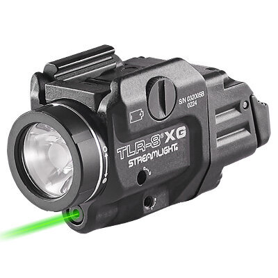 Streamlight® TLR-8A LED weapon flashlight / green laser
