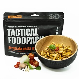 Tactical Foodpack® Arrabiata pasta with chicken dehydrated meal