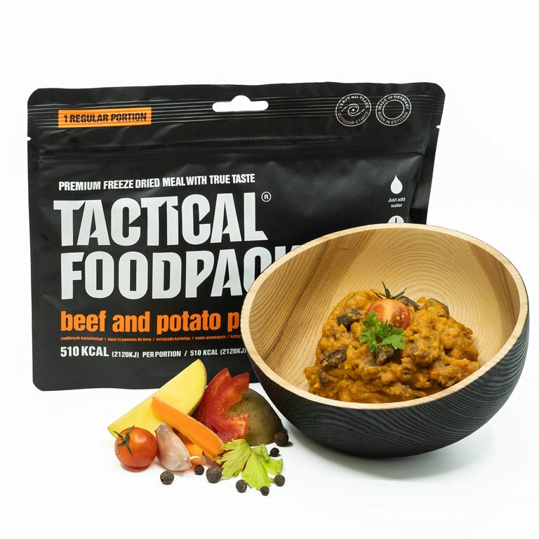 Tactical Foodpack® Beef with potatoes dehydrated meal