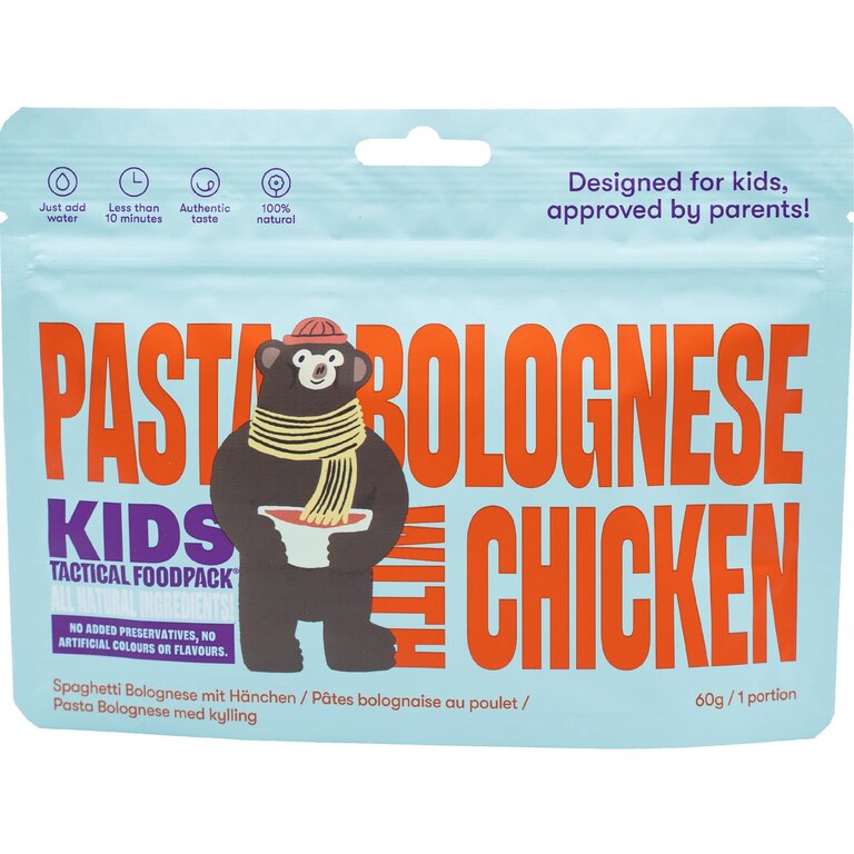 Tactical Foodpack® Bolognese with Chicken dehydrated children's meal