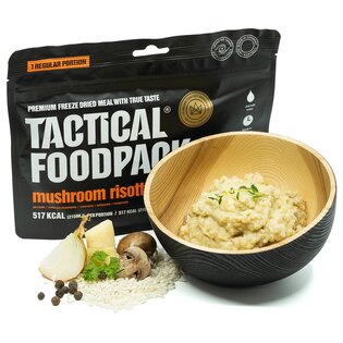 Tactical Foodpack® Mushroom risotto dehydrated meal