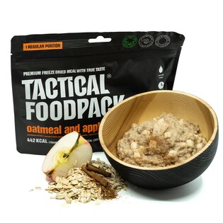 Tactical Foodpack® Oatmeal and apples dehydrated meal