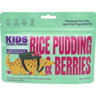 Tactical Foodpack® Rice Pudding and Berries kids dehydrated meal