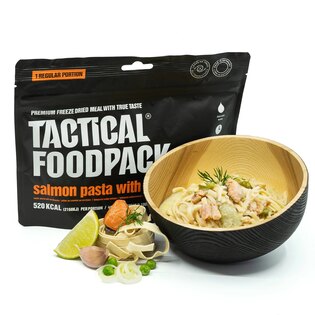 Tactical Foodpack® Salmon pasta with white wine dehydrated meal