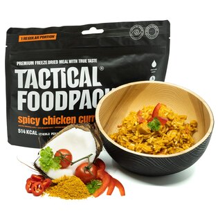 Tactical Foodpack® Spicy chicken curry dehydrated meal