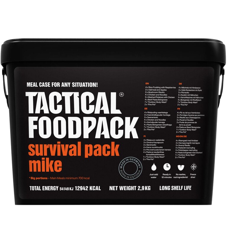 Tactical Foodpack® Survival Pack Mike emergency food pack