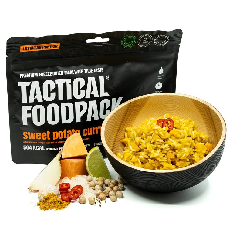 Tactical Foodpack® Sweet potato curry dehydrated meal