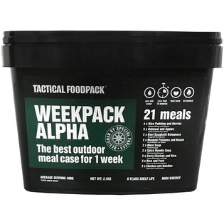 Tactical Foodpack® Weekpack Alpha emergency food pack