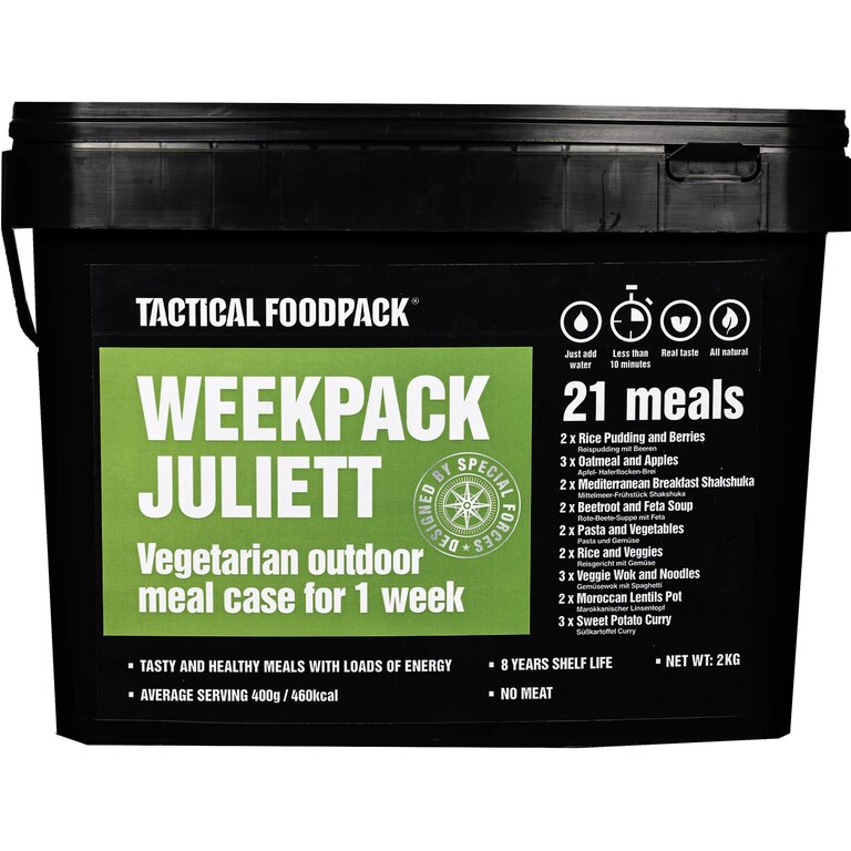 Tactical Foodpack® Weekpack Juliett emergency food pack