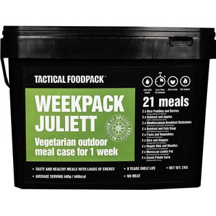 Tactical Foodpack® Weekpack Juliett emergency food pack