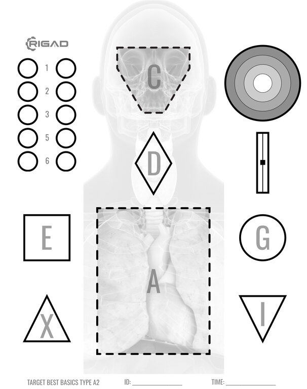 Target Best Basics Type A2 Rigad® - 10 Pcs