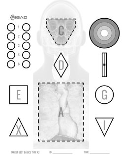 Target Best Basics Type A2 Rigad® - 10 Pcs