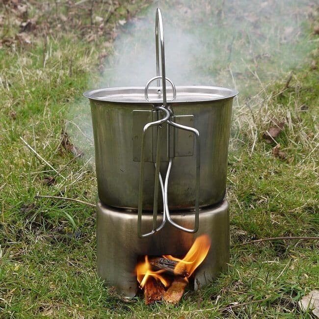 TBS Outdoor® Outdoor Canteen Cup stainless steel kit