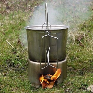 TBS Outdoor® Outdoor Canteen Cup stainless steel kit