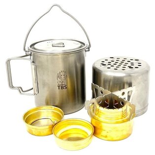 TBS Outdoor® Wilderness Mini stainless steel cooking kit