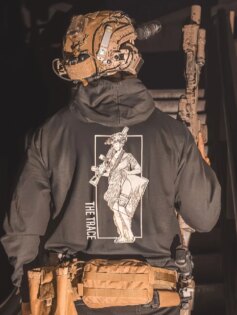 The Trace® Machinegunner Statue Sweatshirt