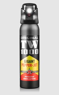TW1000® Gigant Pepper - Jet defense spray with light / 150 ml