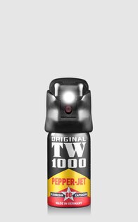 TW1000® Pepper - Jet defense spray with light / 40 ml