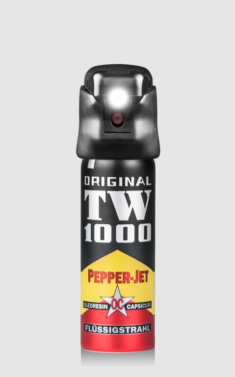TW1000® Pepper - Jet defense spray with light / 63 ml