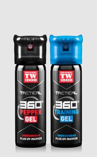 TW1000® Tactical Pepper Gel + Training Gel Twin Pack / 2×45 ml