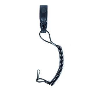 Universal telescopic lanyard with belt loop COP® V30 - black