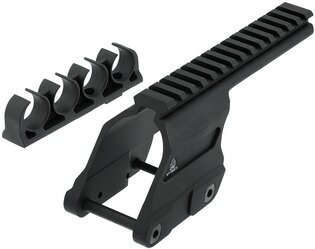 UTG® optics mount with 4 shot shell holder for Remington® 870/870DM