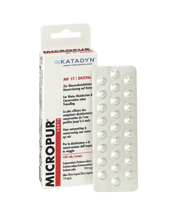 Water Purification Tablets KATADYN® Micropur Forte MF 1T - 100 tb