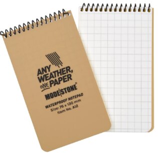 Waterproof Notebook 76 x 130 Modestone® / 50 sheets